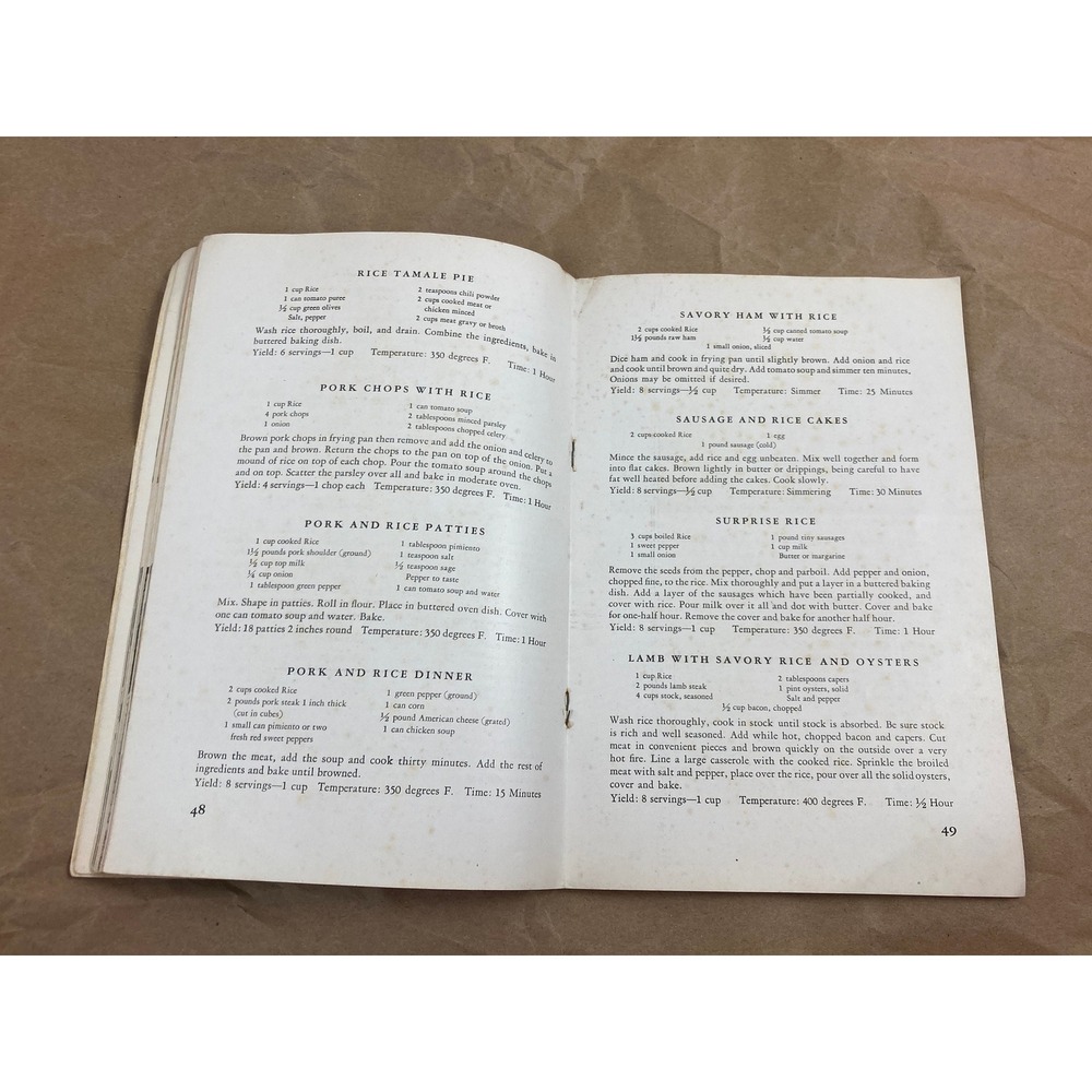 1935 Rice Cookbook - Picture 4 of 9